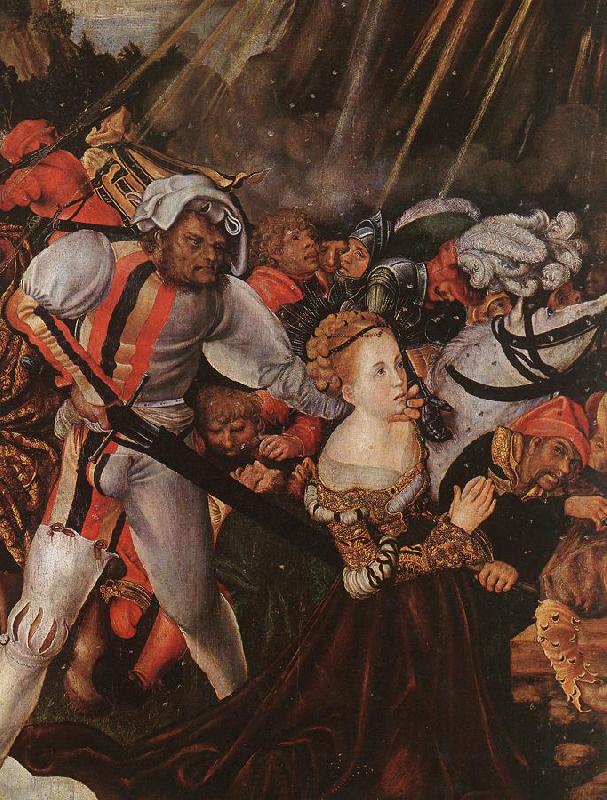 CRANACH, Lucas the Elder The Martyrdom of St Catherine (detail) sdf Sweden oil painting art